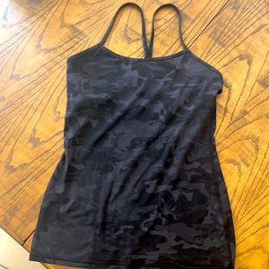 Lululemon Studio Y black camo tank